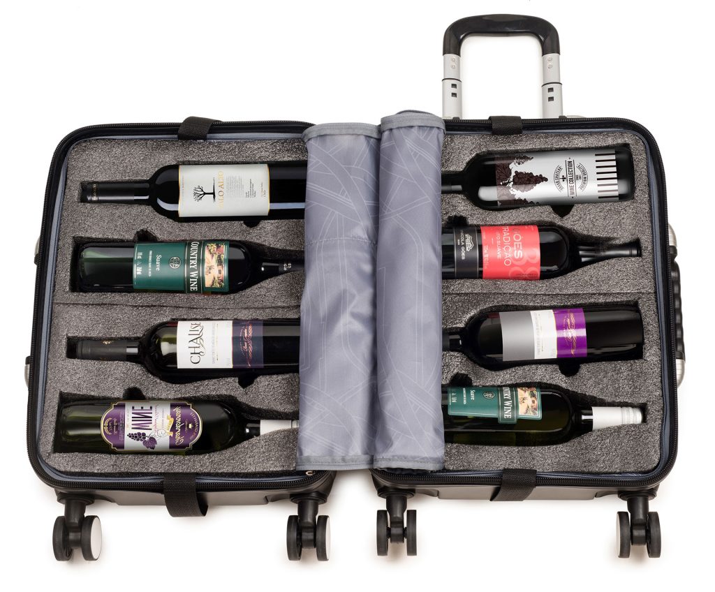 Veja como transportar vinhos em um voo de avião para o Brasil